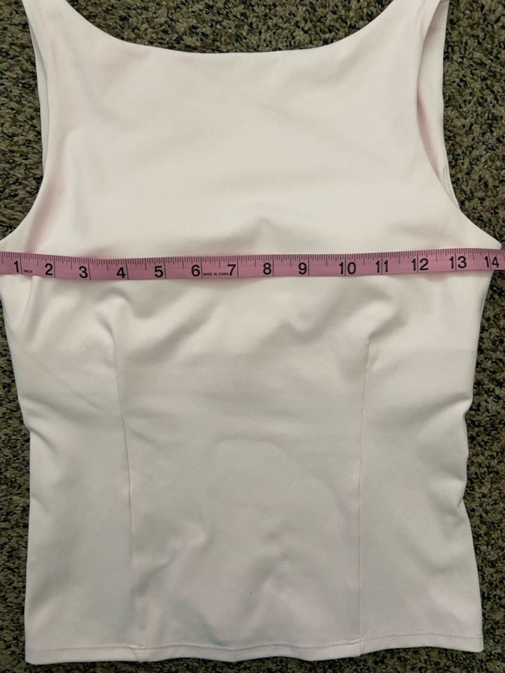 Logilates Boatneck Crisscross Tank Womans Small In Pale Pink - Picture 7 of 8